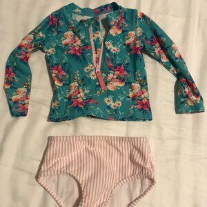 2T Ruffle Butts two piece swim suit